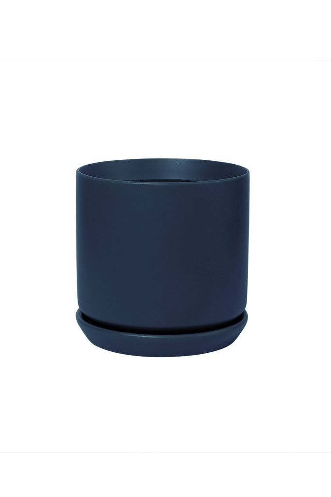 Stoneware Planter - Navy