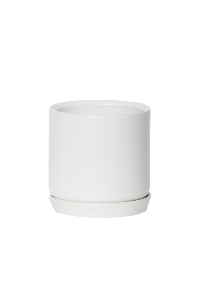 Stoneware Planter - White